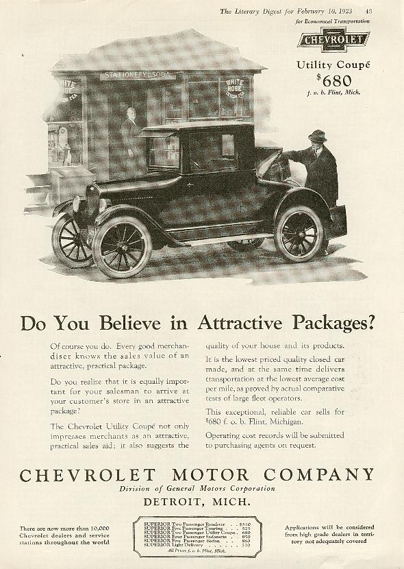 1923 Chevrolet 12